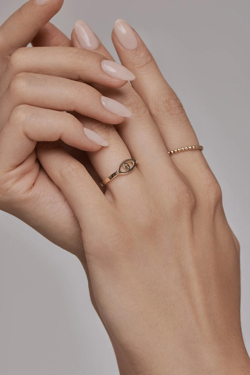 Eye Gold Ring