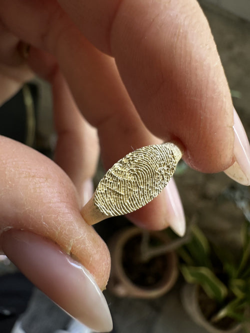 Maya Fingerprint Ring — image 2 of 5