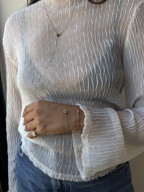 Heart Signet Ring with White Diamonds — image 11 of 16