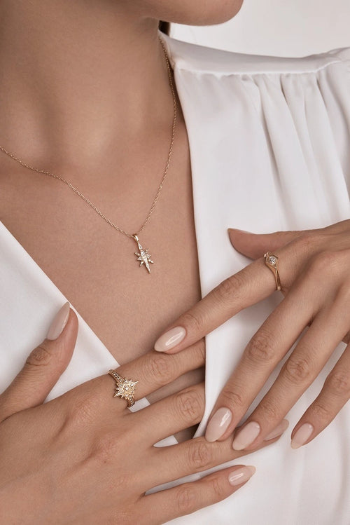 Audrey Heart Diamond Ring — image 6 of 8