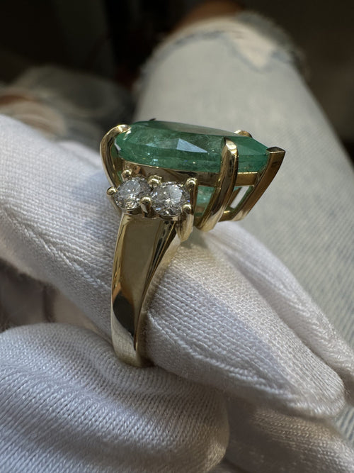 Emerald Pear Julia Ring — image 12 of 18