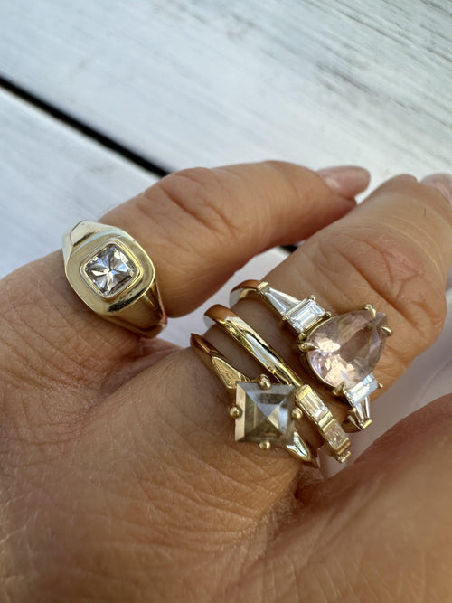 Nicole Pinky Signet Ring — image 9 of 12