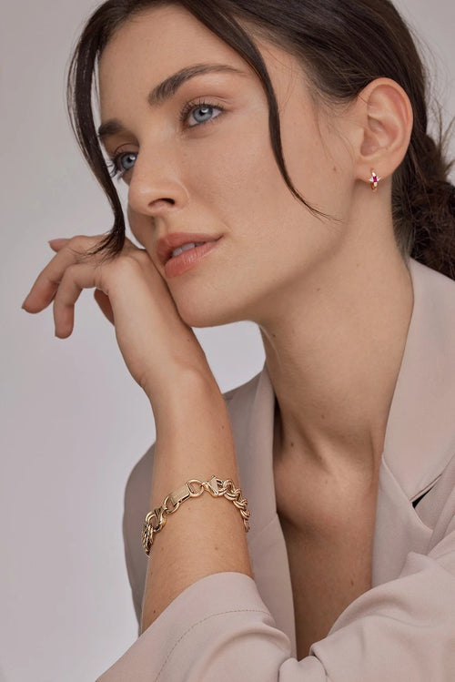 Julia Ruby Earrings — image 2 of 5