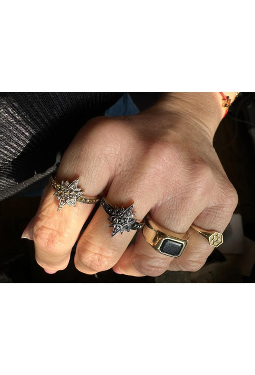 Mika Star Black Diamonds Ring — image 9 of 10