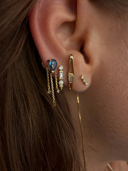 Tony Blue Sapphire Earring — image 2 of 7