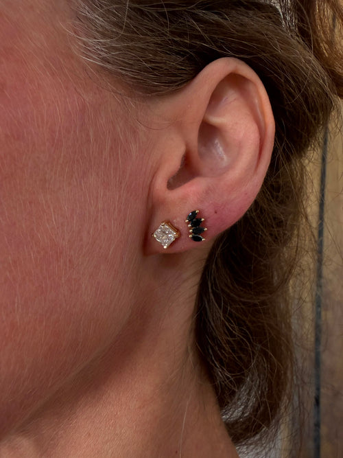 Four Black Diamonds Marquise Piercing Earring — image 2 of 5