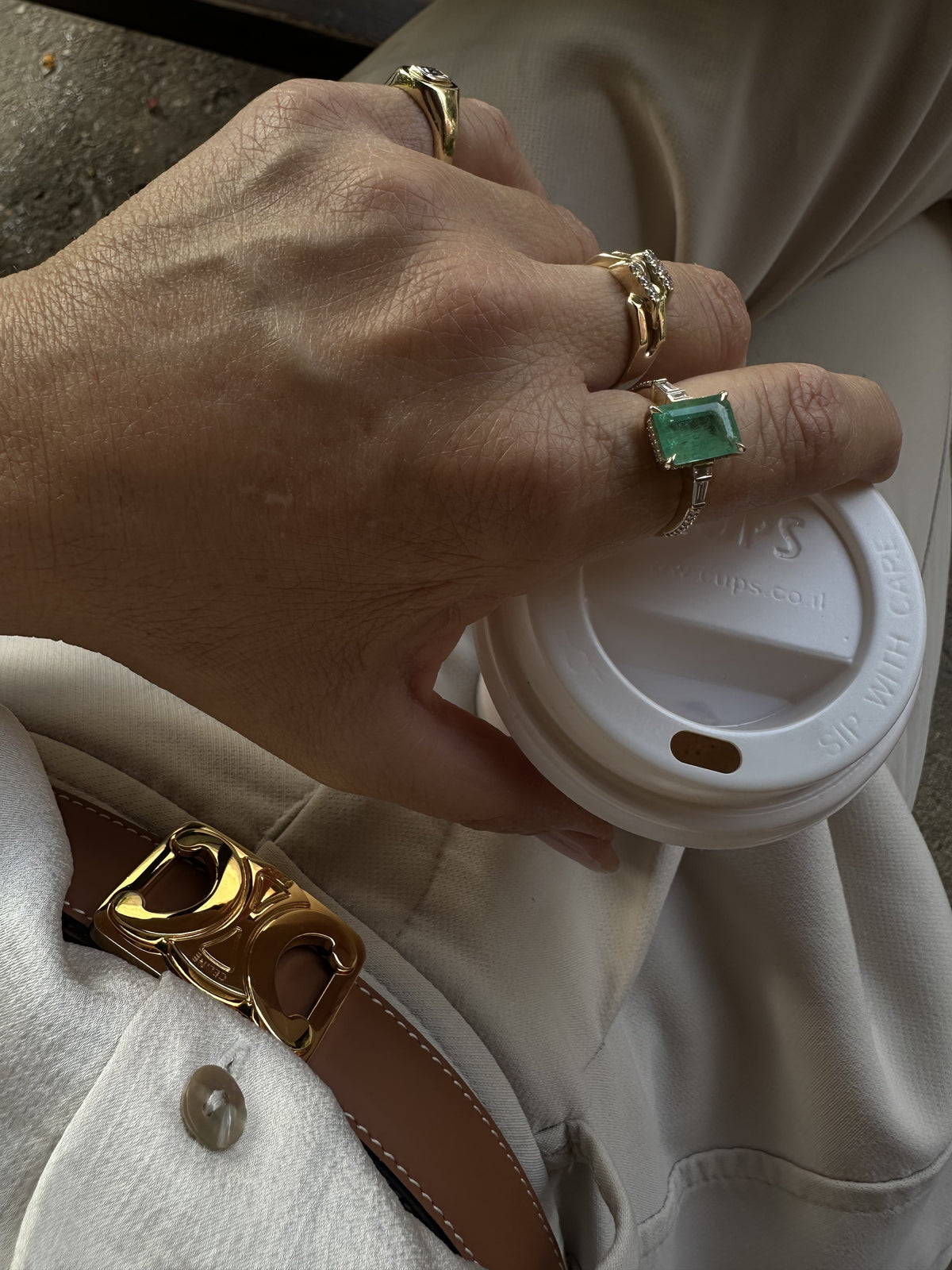 Emerald Vogue Ring