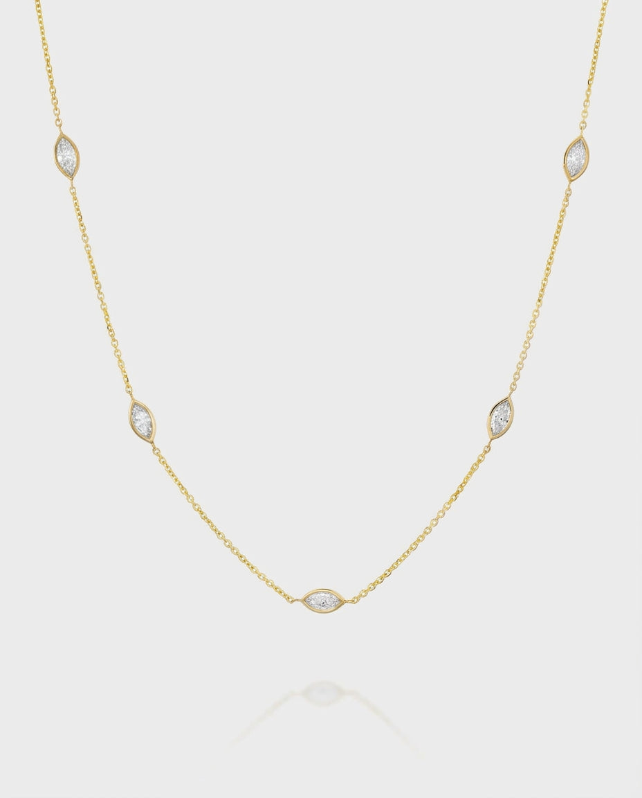 Laura Marquise Diamonds Necklace