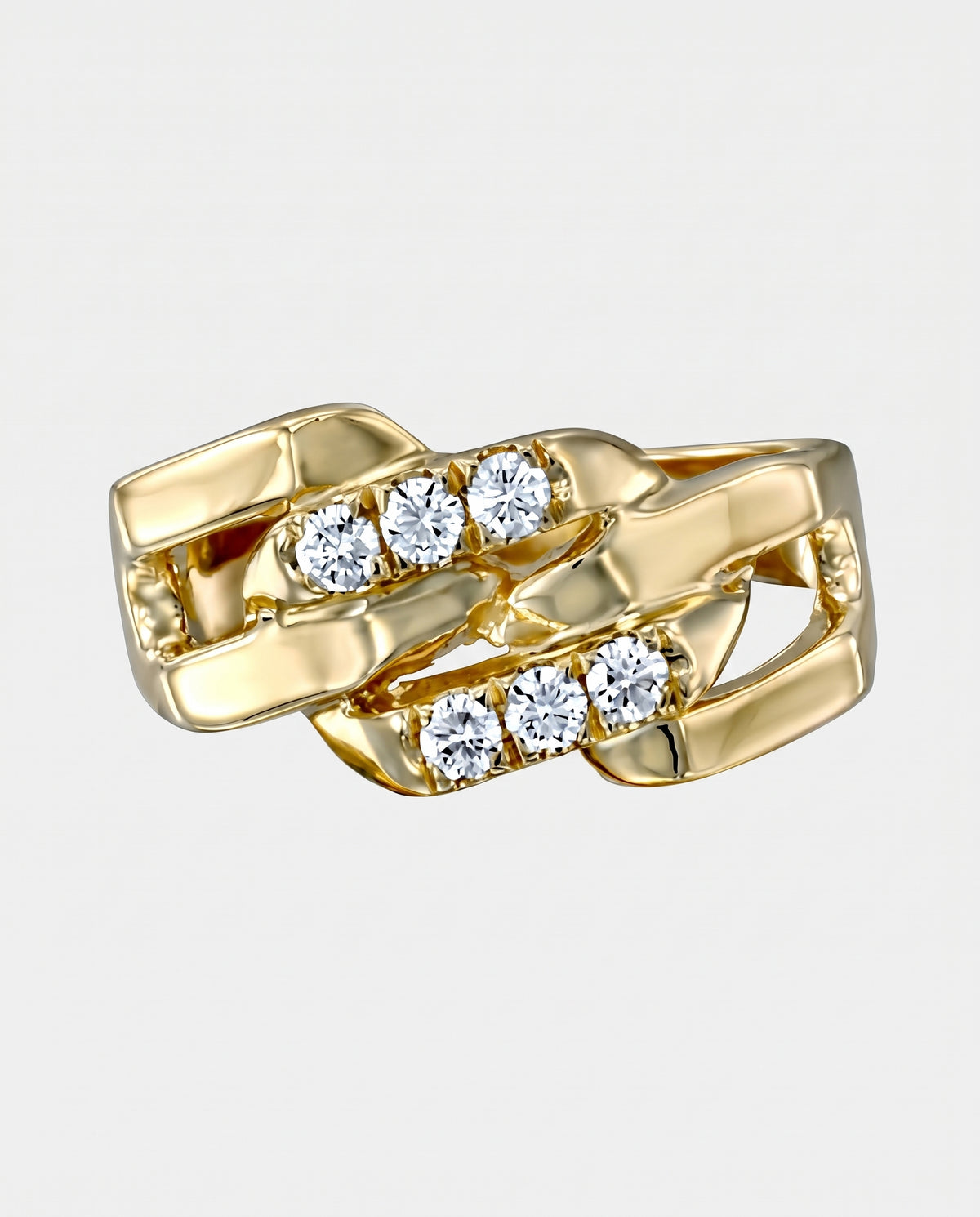 Mona Diamond Gold Ring