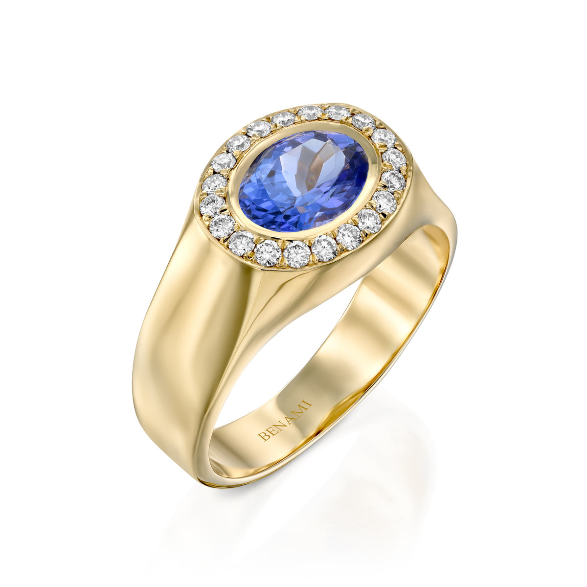 Tiffany Blue Tanzanite Ring